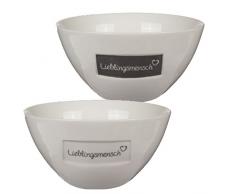 Bada Bing 2er Set Lieblingsmensch Müslischalen grau Creme Schale Frühstück