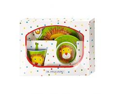 Die Spiegelburg 15500 Melamin Kindergeschirr Geschenkset Löwe Freche Rasselbande