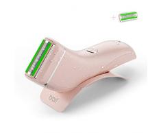 Brori Rasierer Damen Elektrisch,Damenrasierer Intimbereich Elektrisch Hautpflege Elektrorasierer Nass und Trocken Rasierer Damen Trimmer IPX7 Wiederaufladbar Lady Shaver für Beinen Achseln Bikinizone