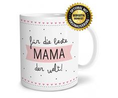 OWLBOOK Beste Mama große Kaffee-Tasse mit Spruch im Geschenkkarton Geschenkidee Geschenke Muttertag Muttertagsgeschenk Mutter