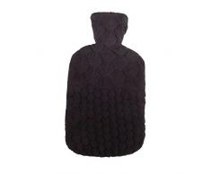 Sänger 2 Liter Wärmflasche, Wärmeflasche, Bettflasche, Wärmekissen, mit Strickbezug Wohndesign, Muschel