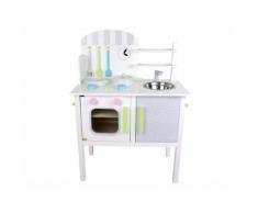 JABADABADO JaBa Café Kinderküche inkl. Topf und Pfanne aus Holz W7044