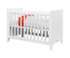 Bopita Babybett Hugo Weiß, 60x120cm, Lattenrost höhenverstellbar