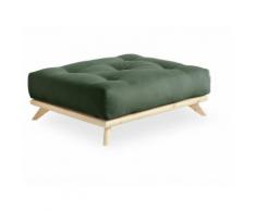 KARUP DESIGN SENZA Futonhocker Gestell Natur Matratze Olive Green 129101756100