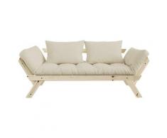 KARUP DESIGN BEBOP Futonsofa Gestell Natur Matratze Beige 140101747