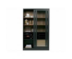 Woood James Vitrine Kiefer Schwarz