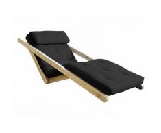 KARUP DESIGN FIGO Futonsessel 70 cm Gestell Natur Matratze Dark Grey 120101734070