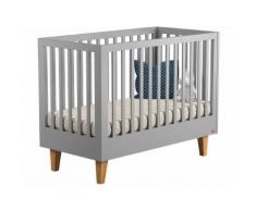 VOX Lounge Babybett 3-fach höhenverstellbar Grau 60 x 120 cm 4015774