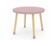 FLEXA Play Kindertisch Rosa rund Ø:60 82-50103-69