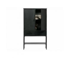 BePureHome Wish Vitrinenschrank Metall Schwarz