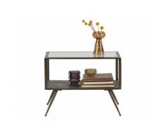 BePureHome Fancy Metall Beistelltisch Antik Messing