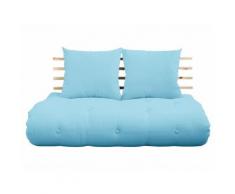 KARUP DESIGN SHIN SANO Schlafsofa Gestell Natur Matratze Light Blue 127101744744