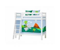 Vorhang Dinosaurier für Spielbett oder Etagenbett 70x160cm, Hoppekids