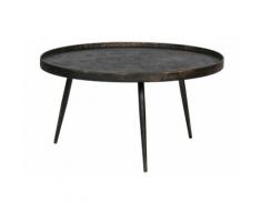 Bounds Beistelltisch Xl Holz/metall Gold Antik 40xØ76
