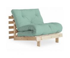 KARUP DESIGN ROOTS Futonsessel Gestell Natur Matratze Mint 123100750090