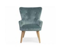 CHILDHOME Kindersessel Velvet Grün CHSSSGREEN