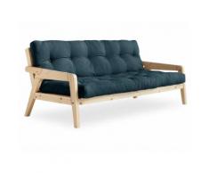 KARUP DESIGN GRAB Schlafsofa Gestell Natur Matratze Petrol Blue 132101757