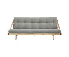KARUP DESIGN Jump Schlafsofa Gestell Natur Matratze Grey 131101746