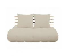 KARUP DESIGN SHIN SANO Schlafsofa Gestell Natur Matratze Beige 127101747747