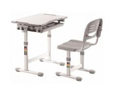 Vipack Kinderschreibtisch-Set Comfortline Weiß / Grau