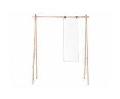 KARUP DESIGN Garderobe HONGI inkl. Spiegel Kiefer Natur lackiert 450101150001