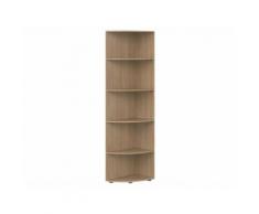 FLEXA Popsicle Eck-Regal mit 4 Böden Eiche 202,2x37,5x56,5cm 81-30514-30
