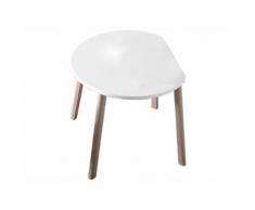 OOH NOO Half-Moon Kindertisch Weiß/Natur HMT1701