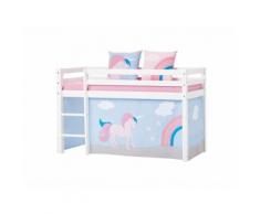 Hoppekids Vorhang Unicorn für Spielbett oder Etagenbett 70x160cm