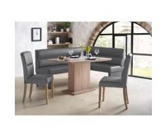 Eckbankgruppe braun, langer Schenkel links, FSC®-zertifiziert, yourhome