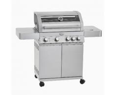 ROESLE RÖSLE Gasgrill BBQ-Station »VIDERO G4« silber