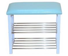 Schuhbank blau, strapazierfähig, pflegeleichte Oberfläche, yourhome