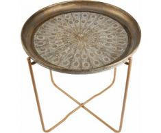Home affaire Tablett-Tisch gold
