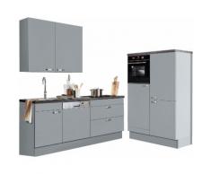 OPTIFIT Küchenzeile grau, »Cara«, Soft-Close-Funktion, mit Schubkästen