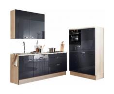 OPTIFIT Küchenzeile grau, »Cara«, Soft-Close-Funktion, mit Schubkästen