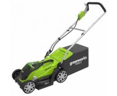 Greenworks Rasenmäher mit 2 x 40 V 2 Ah-Batterie G40LM35 2501907UC