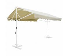 vidaXL Freistehende Markise 4x3 m Creme
