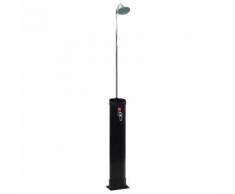 vidaXL Solardusche Schwarz 214 cm 18 l
