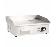 vidaXL Elektrische Grillplatte aus Edelstahl 3000 W 54x41x24 cm