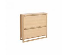 JustYou24 JUSTyou NewEst I Schuhschrank 100x100x28 cm Eiche
