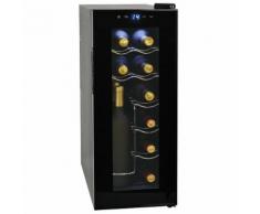 vidaXL Weinkühlschrank Bar-Kühlschrank 35 l 12 Flaschen LCD-Anzeige