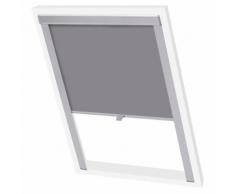 vidaXL Verdunkelungsrollo Grau M06/306