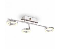 vidaXL LED-Deckenleuchte Wandleuchte mit 3 Lampen Warmweiß