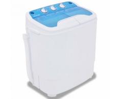vidaXL Mini-Waschmaschine mit Schleuder und 2 Kammern 5,6 kg