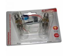 WPRO Set 2 Halogen-Lampen T25L - E14 - 40W - Länge 81 mm - Durchm. 23 mm