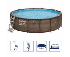 Bestway Power Steel Swimmingpool-Set Deluxe Series Rund 488×122 cm