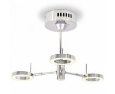 vidaXL LED-Deckenleuchte mit 3 Lampen Warmweiß