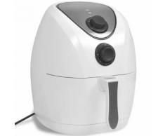 vidaXL Antihaft-Heißluft-Fritteuse Airfryer Edelstahl 3,5 L Fettarm Weiß