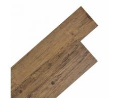 vidaXL PVC Laminat Dielen Selbstklebend 5,02 m² Walnuss-Braun