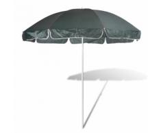 vidaXL 240cm Sonnenschirm Strandschirm Schirm Grün