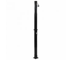 vidaXL Solardusche Schwarz 214 cm 18 l